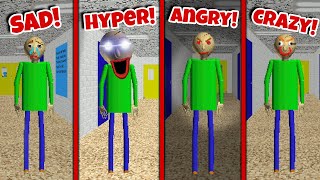 The Many Strange Moods Of Baldi  Baldis Basics [upl. by Ettena]