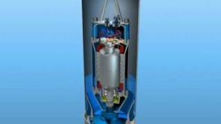 ABS submersible propeller pumps VUP  installation animation [upl. by Gurtner]