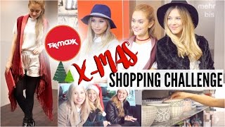 TK MAXX SHOPPING CHALLENGE ein ROTES Outfit Geschenke amp mehr [upl. by Akeinahs]