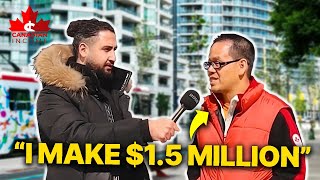 Asking People in Toronto What They Do For a Living📍Toronto  Canadian Income [upl. by Silvano]