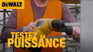 Accompagneznous sur le chantier pour tester le perforateurburineur plus puissant de DEWALT [upl. by Ellerahc]