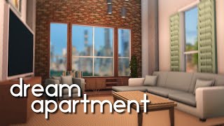 building my dream apartment in bloxburg with frenchrxses [upl. by Anidam]