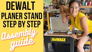 DeWalt Planer Stand Step by Step How To Assembly Guide amp Overview DW7350 Easy [upl. by Boru]