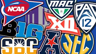 Ranking Every FBS Conference Logo [upl. by Aliuqat]