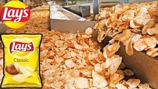 Como se HACEN las PAPAS FRITAS LAYS🍟 FÁBRICA de Patatas Fritas de bolsa✅ [upl. by Ahsal521]