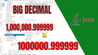 Convert String to BigDecimal without losing format Java [upl. by Navak452]