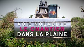 Voie nouvelle  le chantier dans la plaine de Montesson [upl. by Shepp]