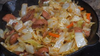 How To Make Fried Cabbage  Ray Macks Kitchen and Grill [upl. by Ahse]