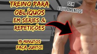 Treino para Oblíquos  19 minutos  Intermediário  Faça Junto [upl. by Nigel]