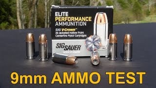 SIG SAUER VCROWN 9mm Ammo Review [upl. by Selie]