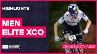 CransMontana  Men Elite XCO Highlights  2024 WHOOP UCI Mountain Bike World Cup [upl. by Mis275]