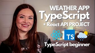 BUILD A TYPESCRIPT REACT API PROJECT USING A WEATHER API ReactJS TypeScript TailwindCSS Fetch [upl. by Meldoh]