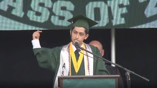 The Most INSPIRATIONAL High School Graduation Speech Youll Ever Hear Full Video [upl. by Eniamzaj]