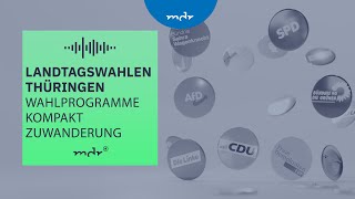 Zuwanderung – Was Thüringens Parteien planen  Podcast Wahlprogramme kompakt  MDR [upl. by Ahsenid]