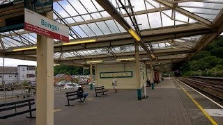 Bangor Gwynedd Train Station [upl. by Aisinoid173]