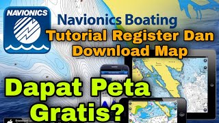 Navionics Boating HD✅Tutorial Daftar Dan Download Map Navionics Gratis [upl. by Adran857]