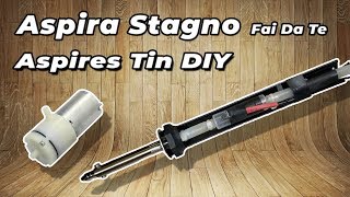 Dissaldatore Aspira Stagno Fai da te  Solder Sucker Iron DIY [upl. by Kauffman]