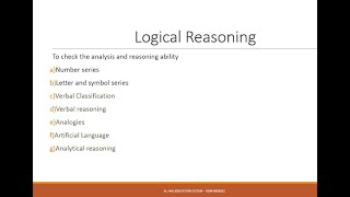 Logical Reasoning Complete  verbal and Non Verbal Reasoning  Analogies  Tricks and Shortcuts [upl. by Annirtak]