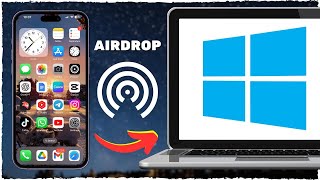 How to Use AirDrop On Windows PC I AirDrop iPhone To Windows 2024 [upl. by Adla620]