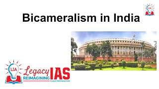 Bicameralism in India [upl. by Salomo]