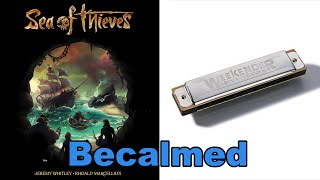 Harmonica Becalmed  SEA OF THIEVES OST  TABS [upl. by Nayrda217]