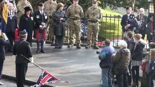 Stirling Remembrance Sunday 2014 [upl. by Ced]