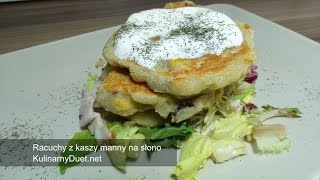 Racuchy z kaszy manny na słono [upl. by Thar]