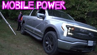 Powering a Wedding with a 2023 Ford Lightning Lariat Pickup Truck [upl. by Josias]