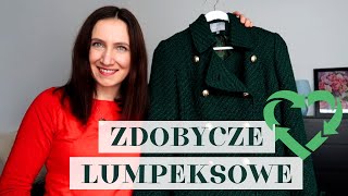 Zdobycze lumpeksowe ♻️ Haul lumpeksowy 👕  Odzież używana  Kurtki płaszcze [upl. by Philbo579]