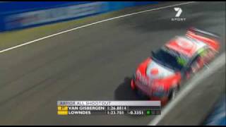 V8 Supercars  Craig Lowndes Shootout Lap Bathurst 2009 [upl. by Ohploda]