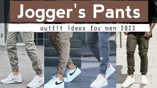 Joggers Outfit Mens in 2023  jogger pants outfit ideas for men [upl. by Eselahc]