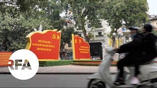 Vietnam Bedecked with Patriotic Displays as Major Communist Party Congress Opens [upl. by Boesch]