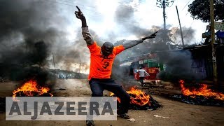 Kenyas election rerun marred by unrest and protests [upl. by Naanac]