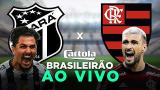 CEARÁ 2x2 FLAMENGO Brasileirão Série A 2022  Parciais Cartola FC 6ª Rodada  Narração [upl. by Idyak]