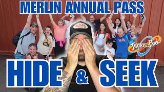 Theme Park Hide amp Seek  Merlin Annual Pass Holders  Thorpe Park [upl. by Esinyt845]