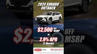 Slash 2500 Off Your Dream Outback SUV Now  Modern Subaru of Boone [upl. by Jansson609]