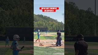 Intentional Or Wild Pitch What Do You Think shorts baseball [upl. by Anuhsal]