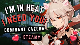 SPICY Kazuha ASMR Kitsune Kazuha is in his HEAT and he needs quotHELPquot 😳 Whimpering Hot [upl. by Notgnirrac171]