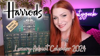 HARRODS LUXURY BEAUTY ADVENT CALENDAR 2024 FULL UNBOXING  WORTH £1599 [upl. by Soisinoid48]