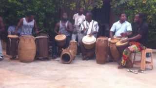 Kusun Djembe Drum circle [upl. by Haleigh]