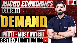 Microeconomics  Demand  Chapter 3  Part 1 [upl. by Zamir]