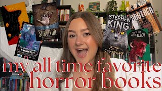 MY ALL TIME FAVORITE HORROR BOOKS  top 12 best horror book recommendations 2023 [upl. by Annawd515]