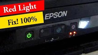 Two Method To Fix Epson Red Light Blinking L220 L360 L480 All Model [upl. by Elene]