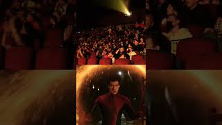 Best Spiderman No way Home theater Reaction  holidayswithshorts shortirl reaction spiderman [upl. by Hachman]