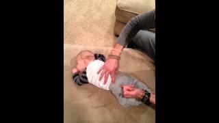 Chiropractic adjustment on an infant [upl. by Dimah504]