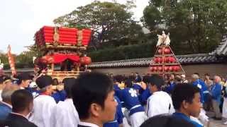 2014 奈良 法隆寺 斑鳩の里 秋祭り 斑鳩神社 ⑥ [upl. by Eidassac]