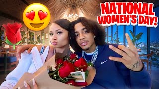 I SUPRISED Brooklyn Queen For National Women’s Day ❤️🌹 Gets Emotional 🥹 [upl. by Lleznod]