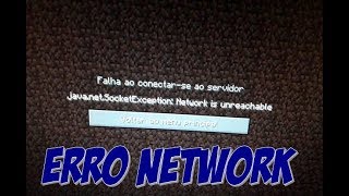 Como Resolver erro quotNetwork is unrechablequot do Craftlandia MiniGames MUITO FACIL [upl. by Anairad]