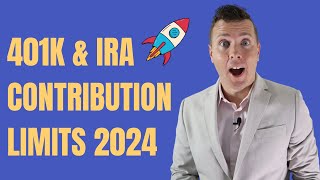 INCREASED 401k amp IRA Contribution limits for 2024 1 BIG CHANGE 🚀 [upl. by Dimitry745]