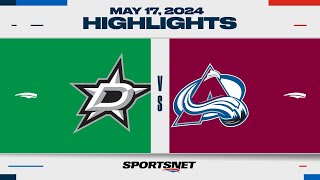 NHL Game 6 Highlights  Stars vs Avalanche  May 17 2024 [upl. by Nyrrat299]